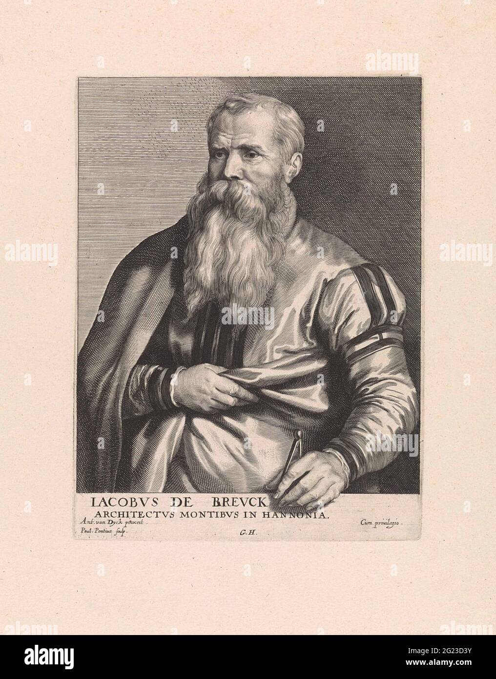 Portrait of the architect Jacob de Breuck Stock Photo Alamy