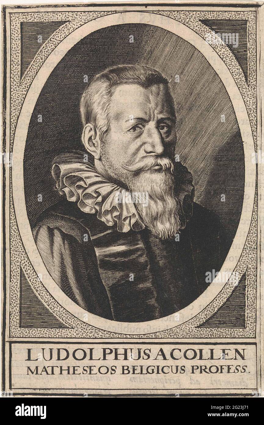 Portrait of Ludolph van Ceulen. Portrait of ceulen ludolph, professor to  lead Stock Photo - Alamy