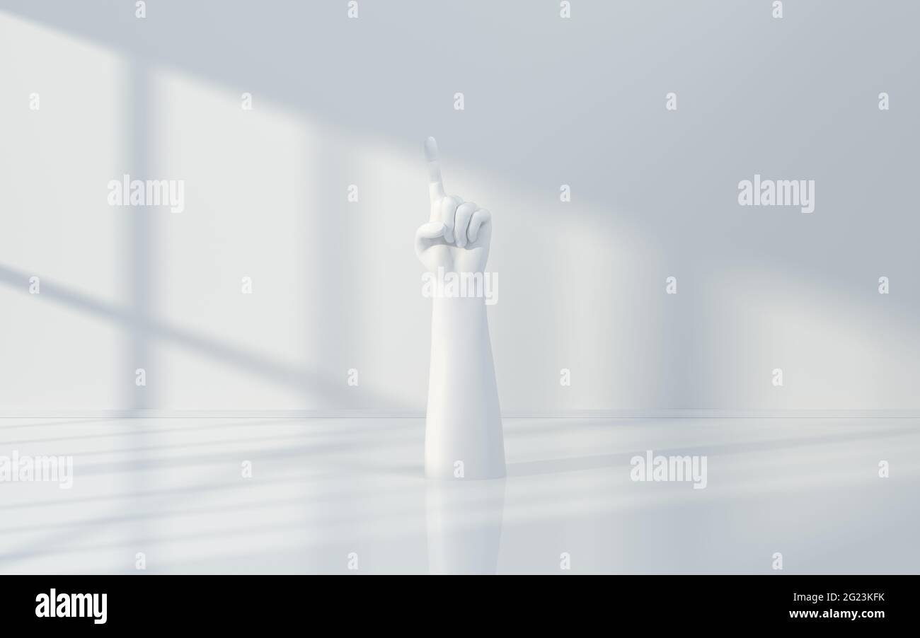 3d hand holding first hi-res stock photography and images - Alamy