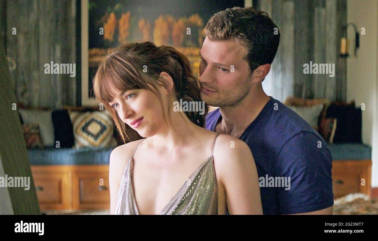 FIFTY SHADES FREED 2018 Universal Pictures film with Dakota Johnson and Jamie Dornan Stock Photo