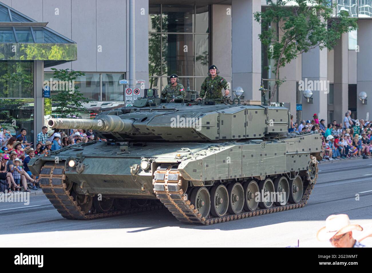 July 6 2018 Calgary Alberta Canada Leopard II Main battle tank