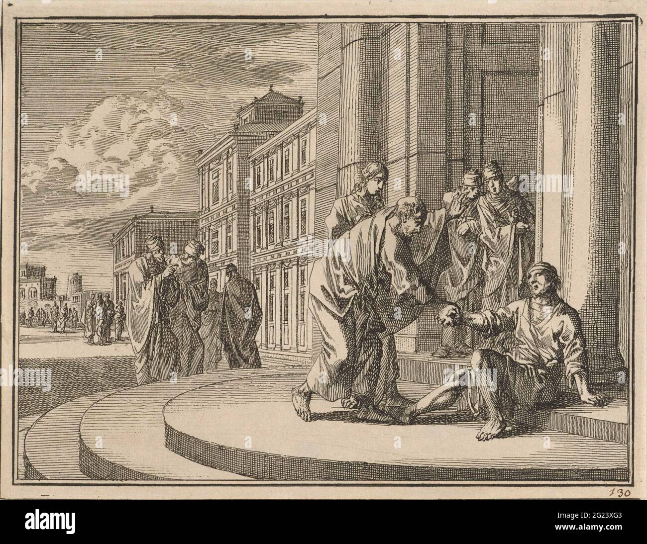 Healing of the lame man apostles hi-res stock photography and images ...