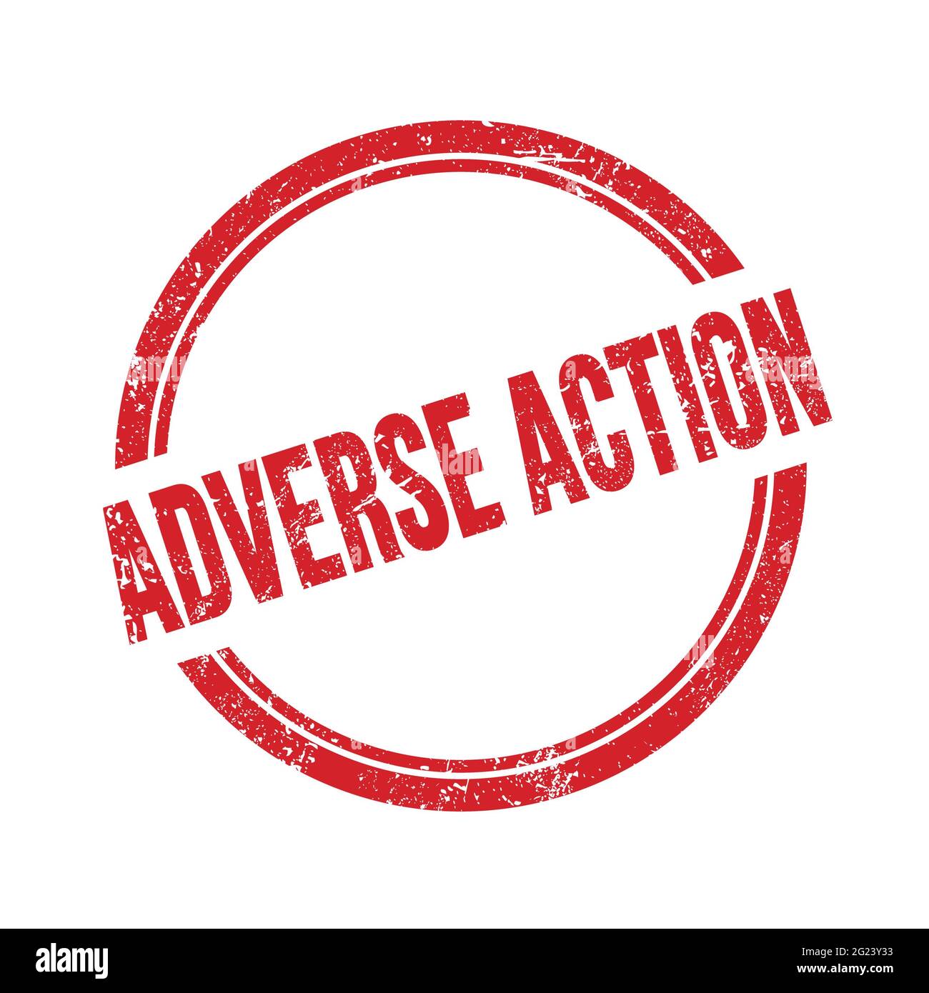 Adverse action stamp hi-res stock photography and images - Alamy