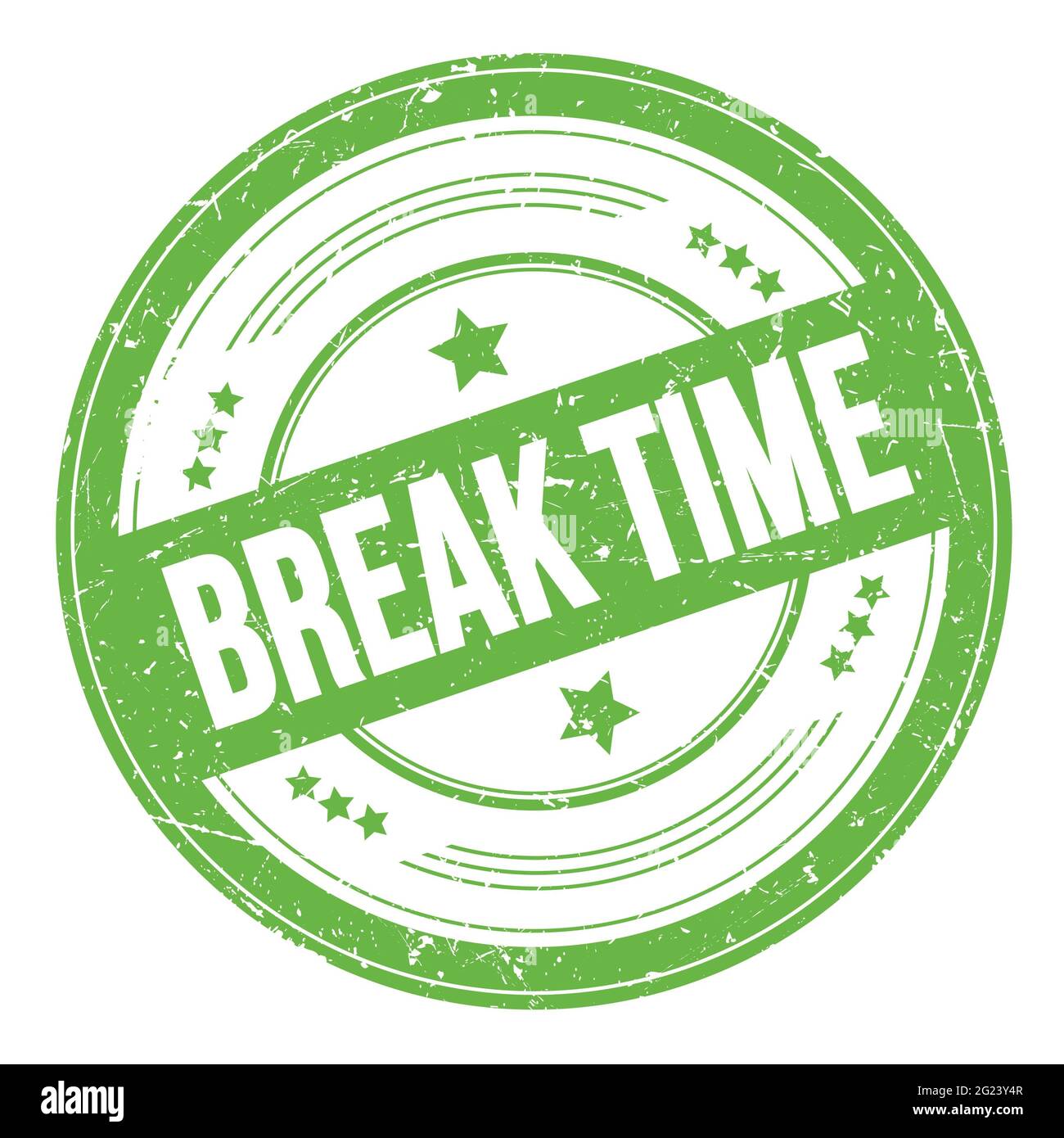 Time break stamp sign seal hi-res stock photography and images - Alamy