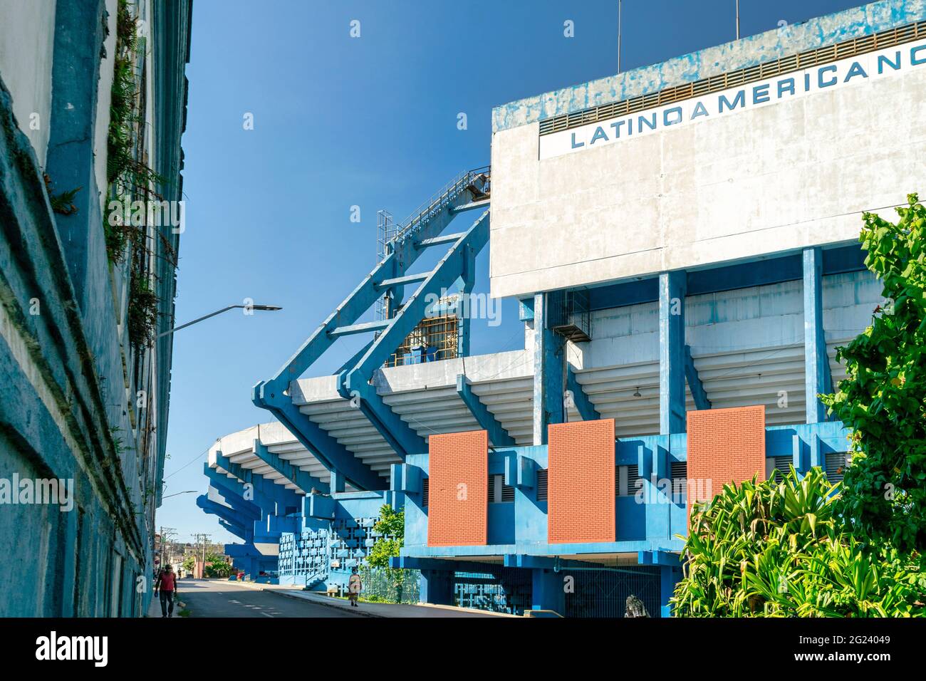 Stadium Latino Americano, Havana, Cuba, June 2021 Stock Photo