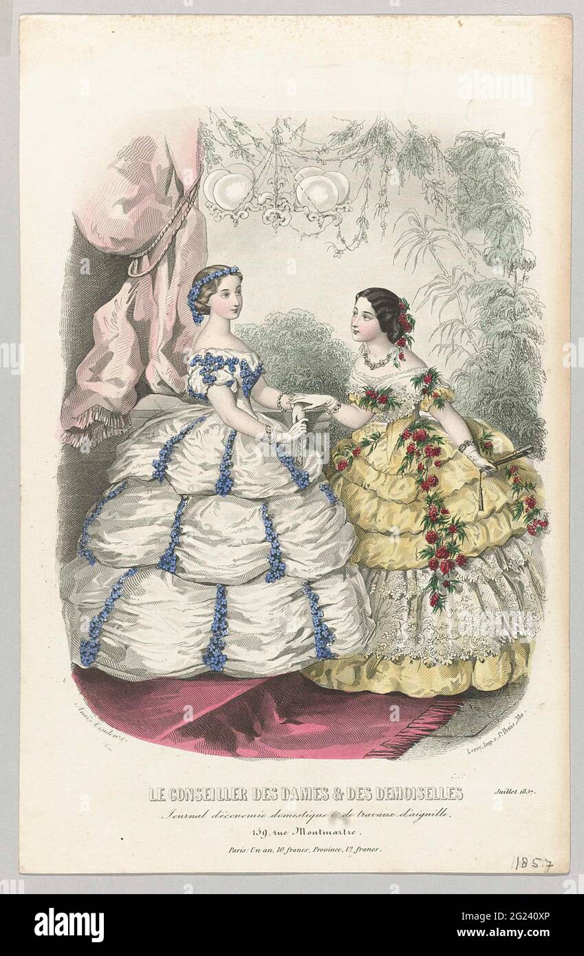絵画 Le Conseiller des Dames Le Conseiller des Ladies et des Demoiselles, Septembre 1858