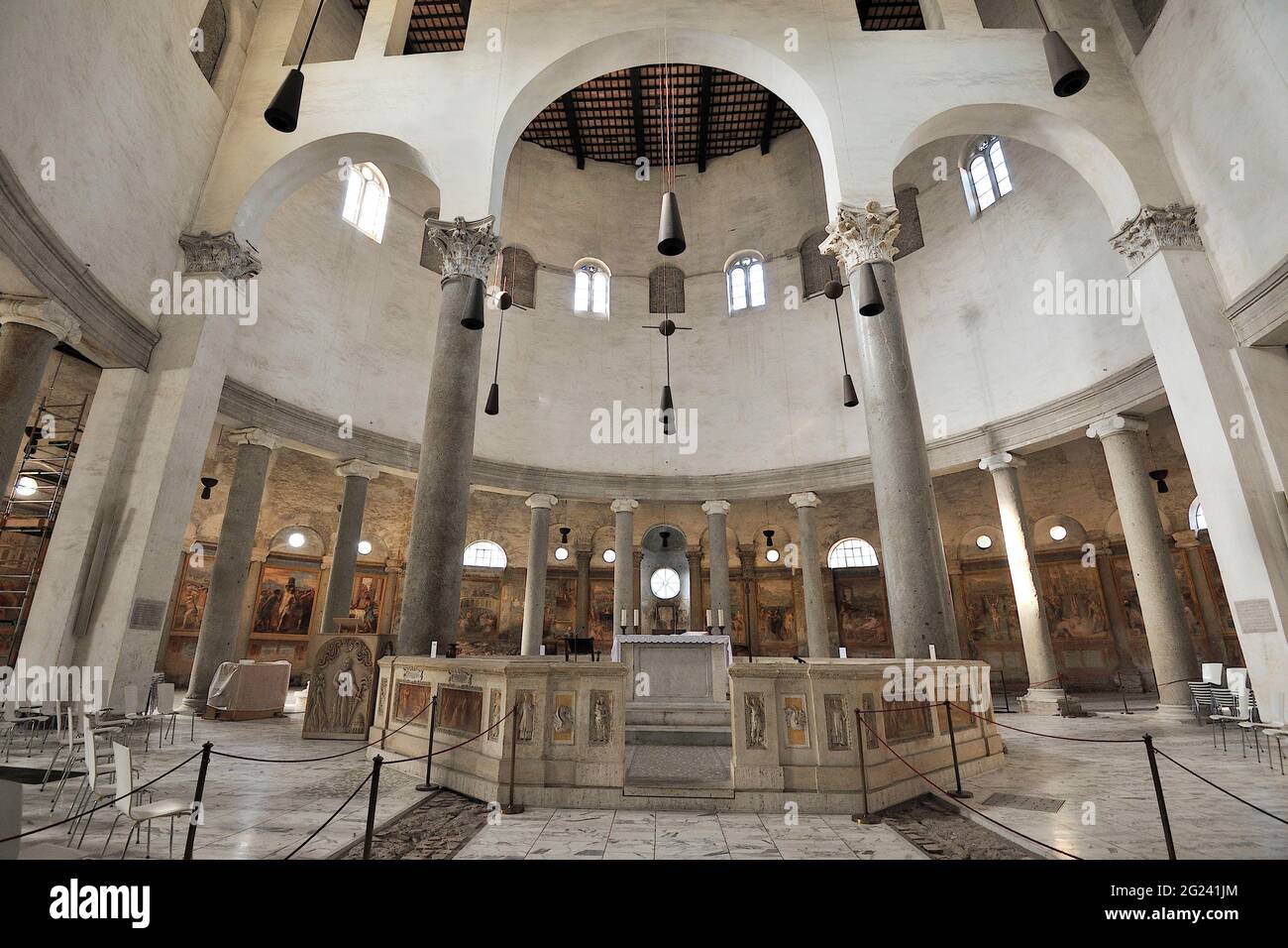 Round Church Rome Santo stefano rotondo hi-res stock photography and images - Alamy