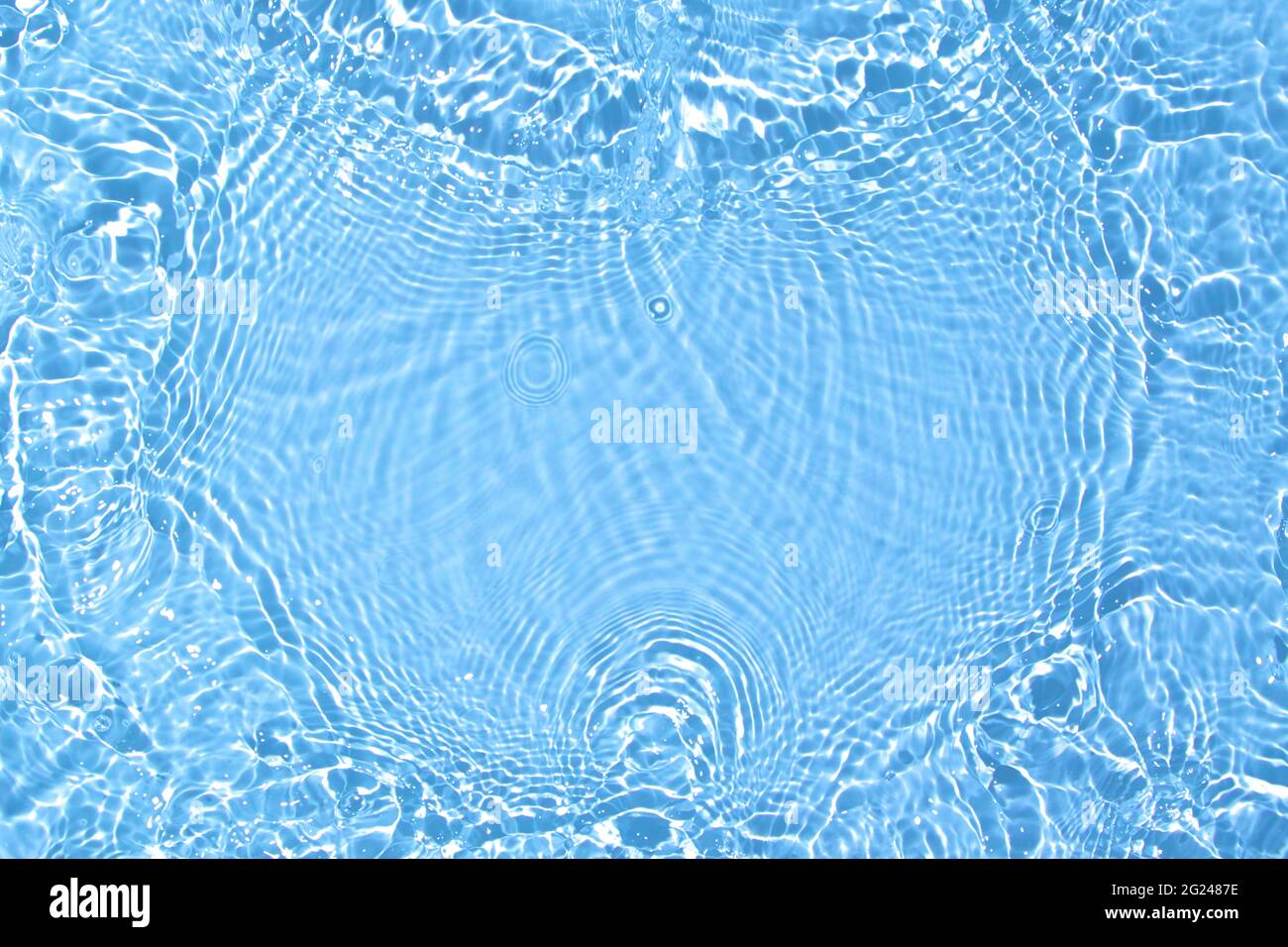 transparent blue colored clear calm water surface texture Stock Photo ...