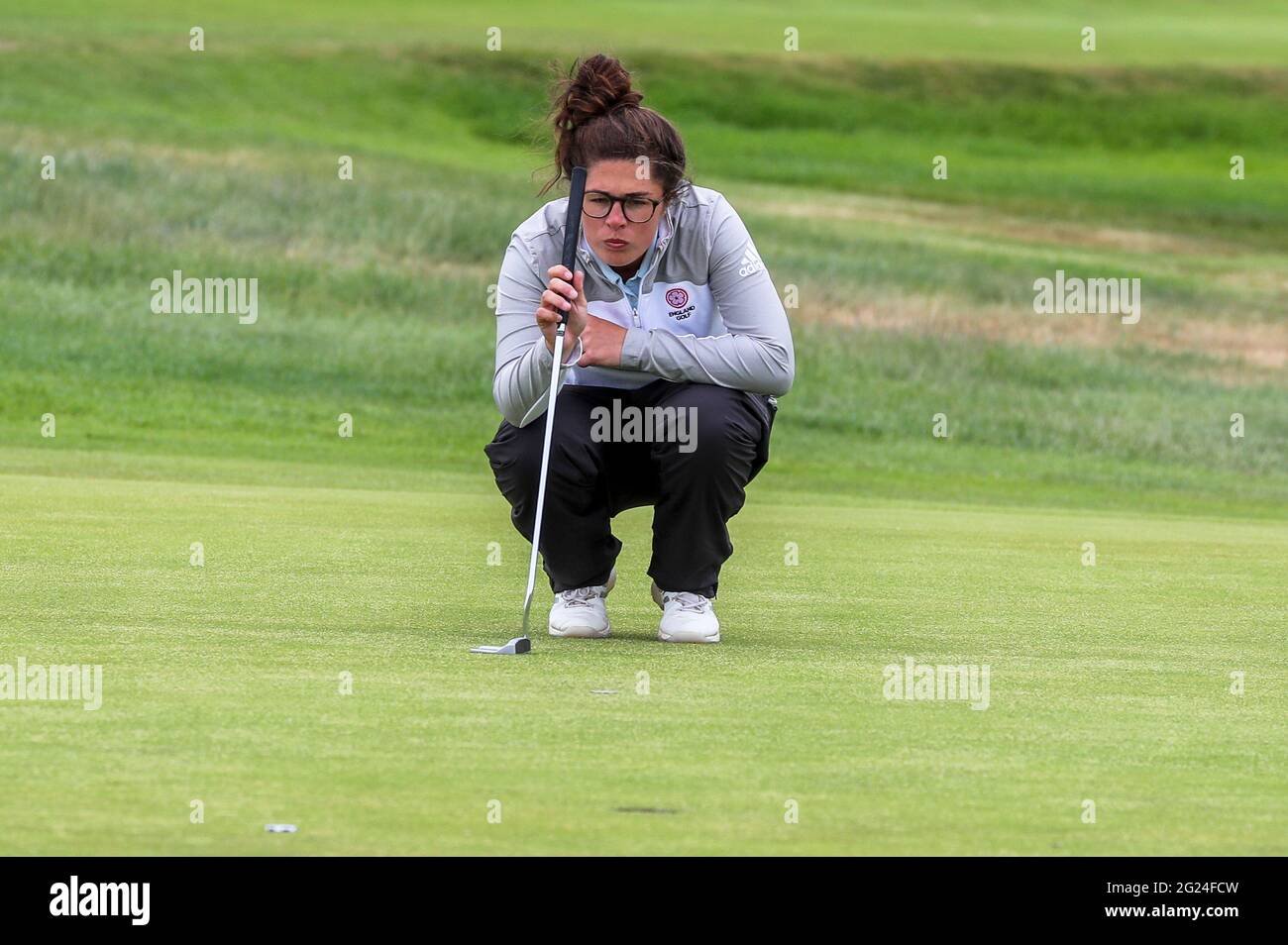 Troon, UK. 08th June, 2021. EMILY TOY, born 1997, from Longdown