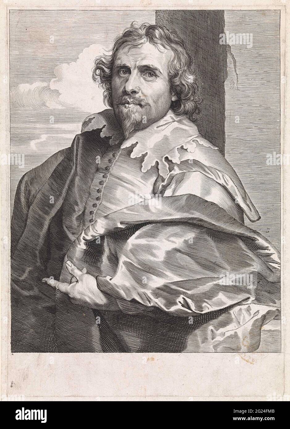 Portrait of the painter Daniël Mijtens (I). Stock Photo