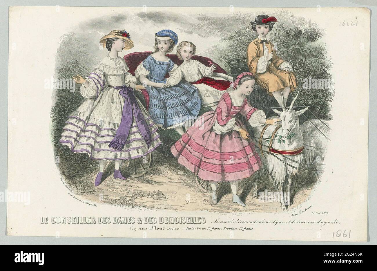 絵画 Le Conseiller des Dames Le Conseiller des Ladies et des Demoiselles, Septembre 1858