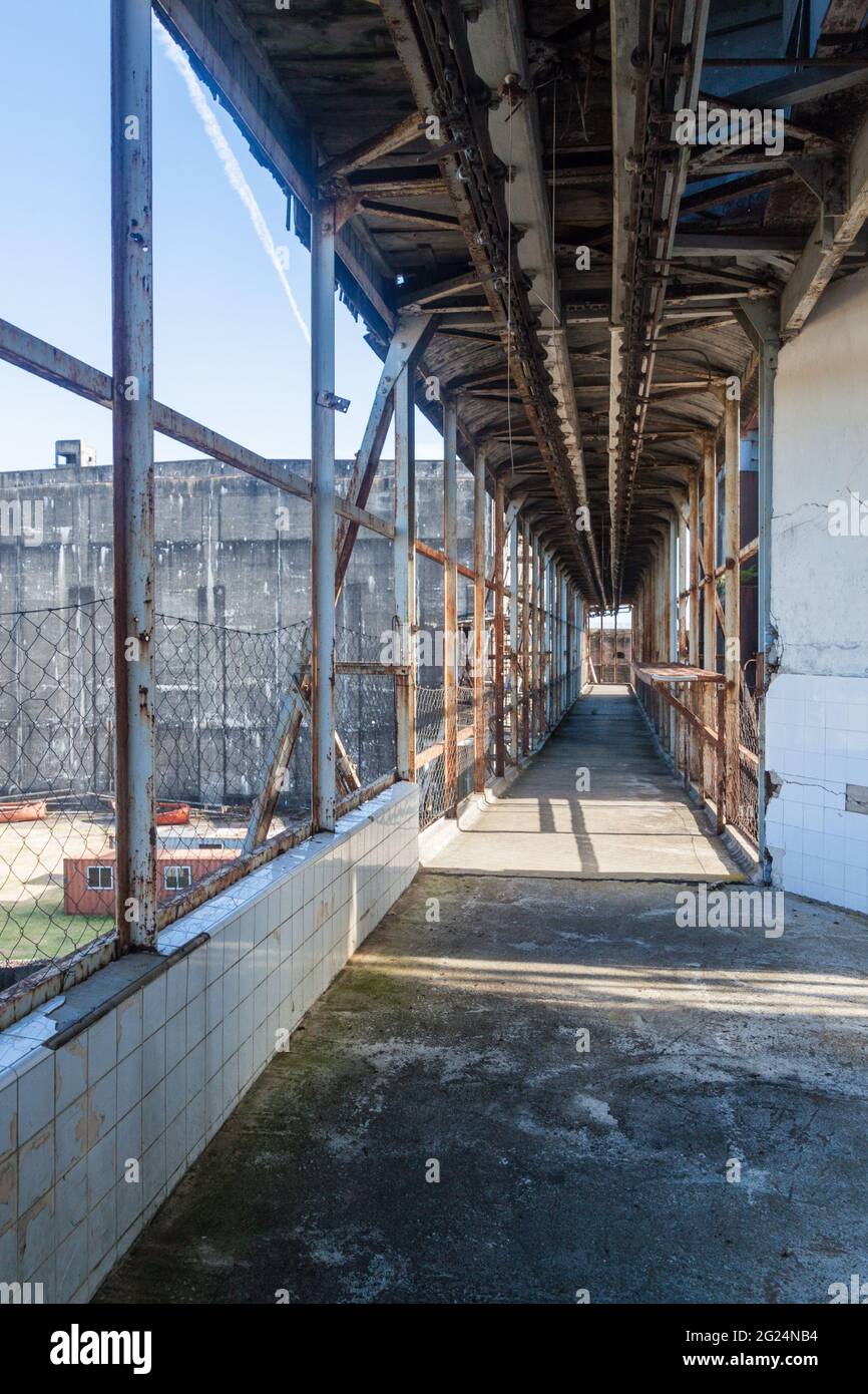 FRAY BENTOS, URUGUAY - FEB 18, 2015: Former meat factory, now Museum of Industrial Revolution. Stock Photo