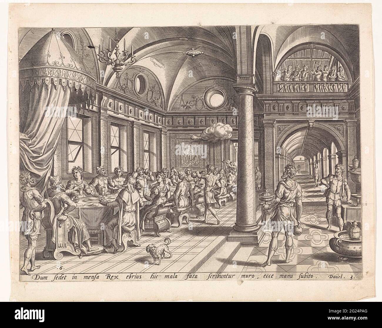 Partial meal from Belsassar; History of Daniel; Thesaurus Sacrarum