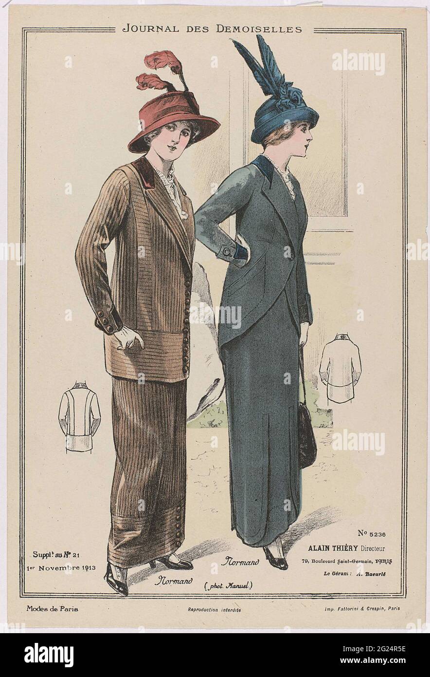 Striped fashion 1900s hi-res stock photography and images - Alamy