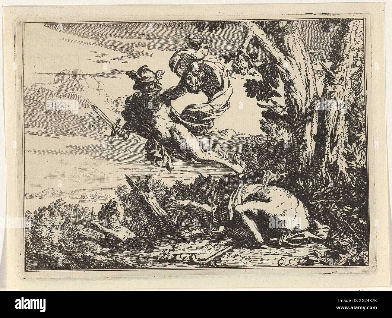 Mercury with the chopped head of Argus; History of Argus. Mercury ...