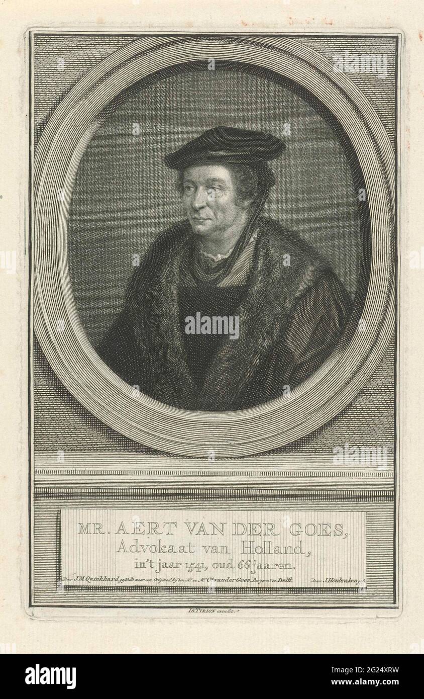 Portrait of Aart van der Goes; Mr. Aert van der Goes. Portrait of Aart