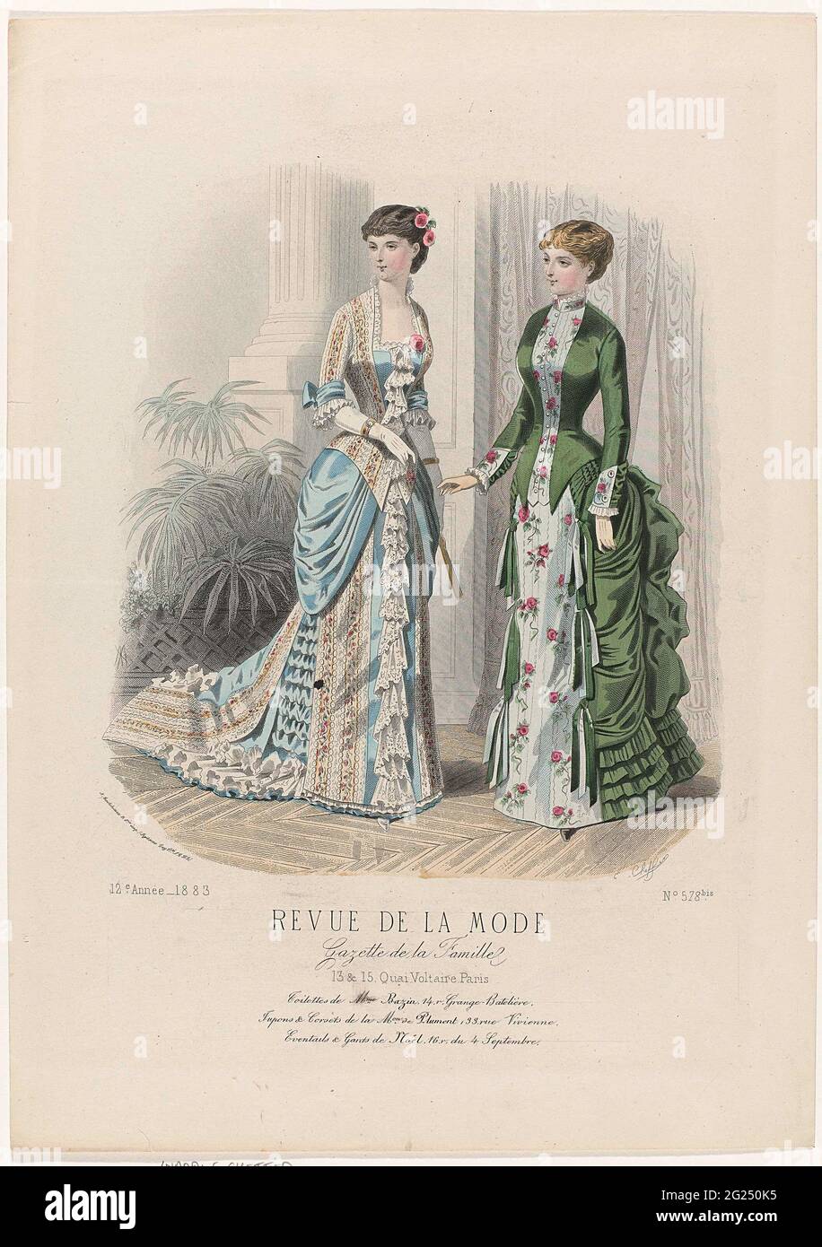 Revue de la fashion Gazette de la Famille Dimanche 28 Janvier
