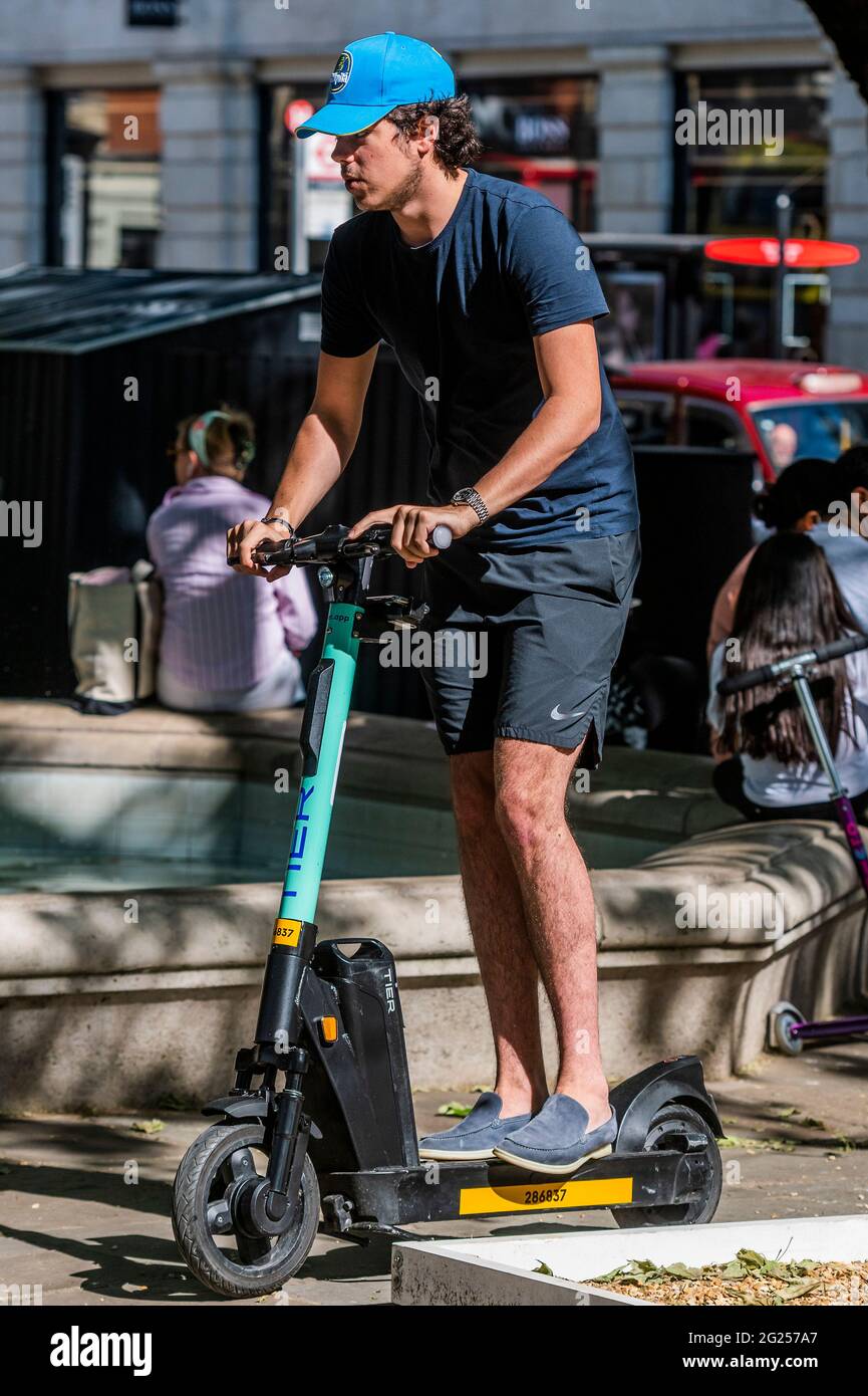 London, UK. 8 Jun 2021. Many continue to break the rules by riding on