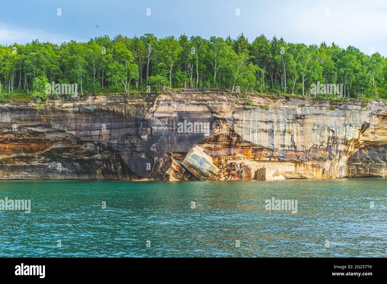 Pictured Rocks National Lake Shore Michigan State on Lake Superior