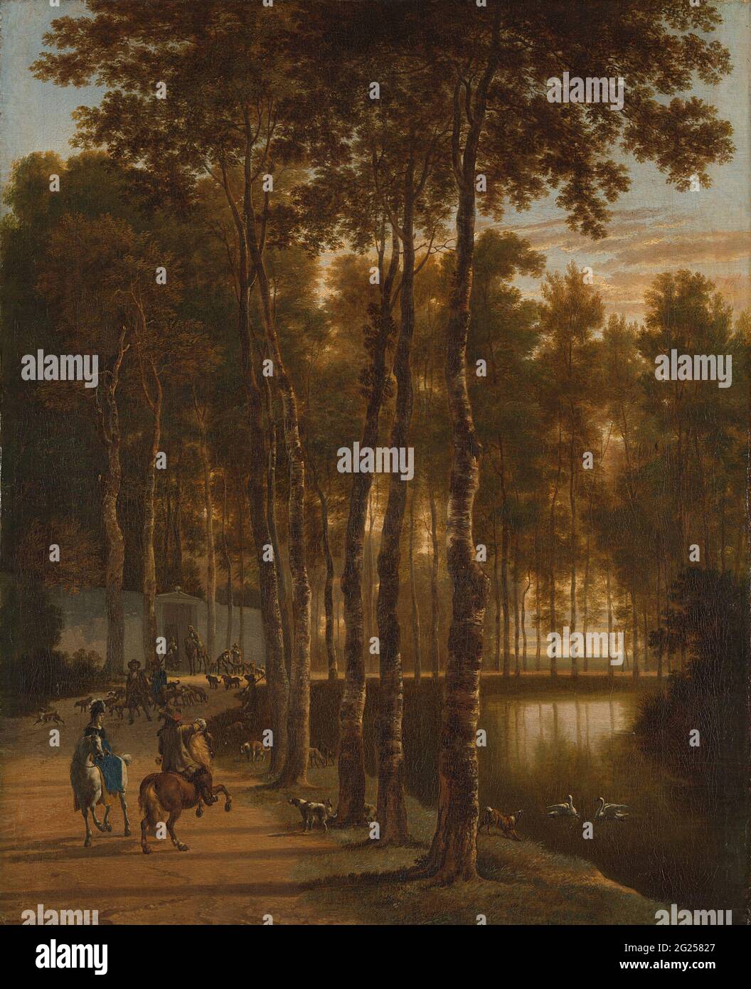 The Avenue of Birches Stock Photo Alamy