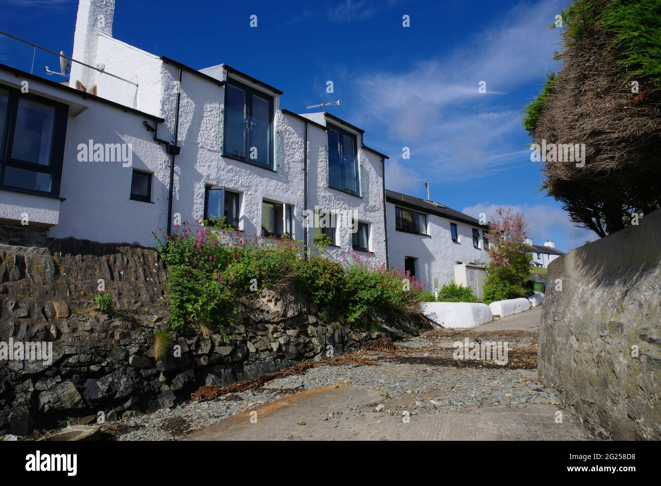 Cemaes Bay Anglesey Stock Photo Alamy