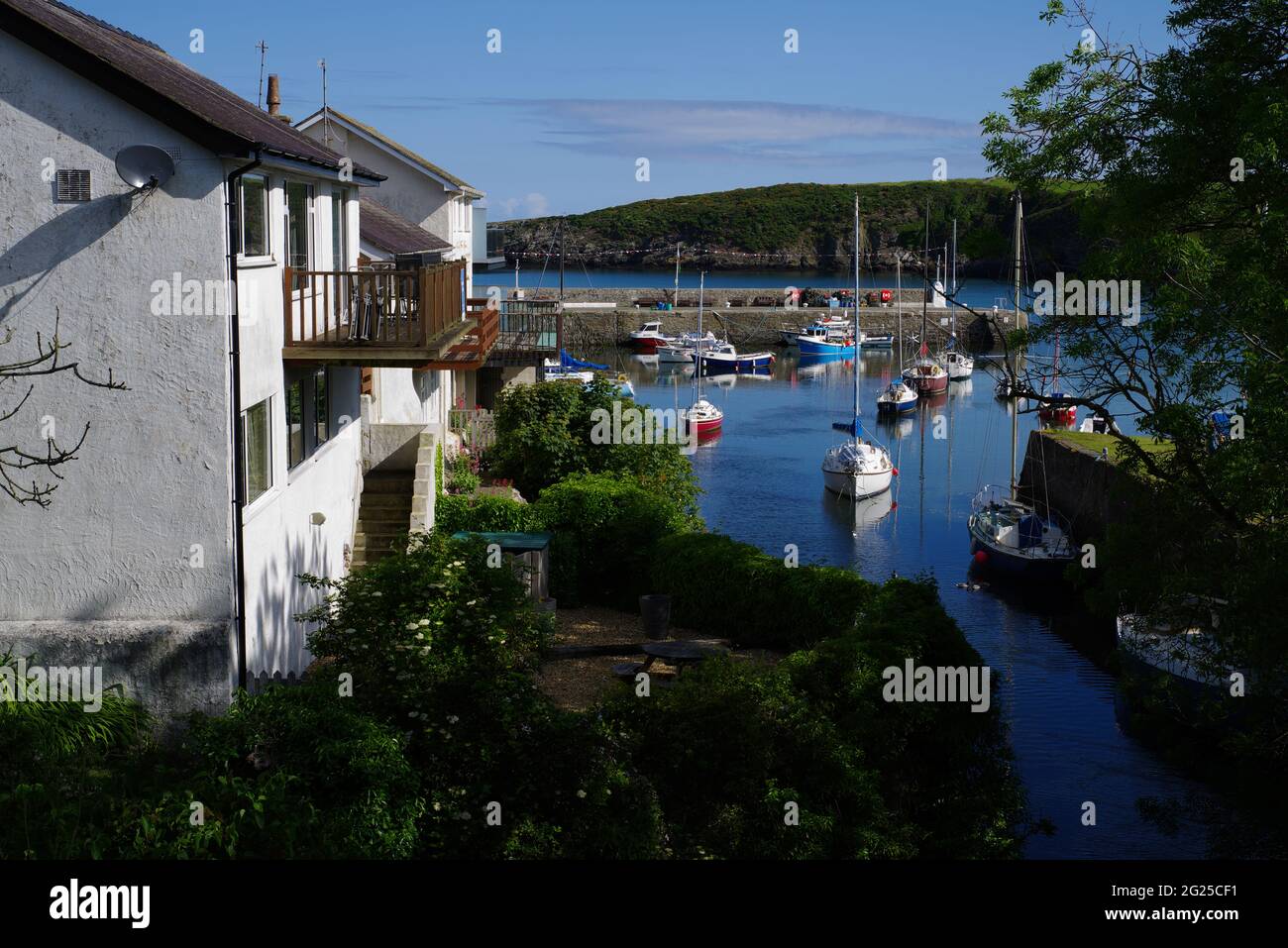 Cemaes Bay Anglesey Stock Photo Alamy