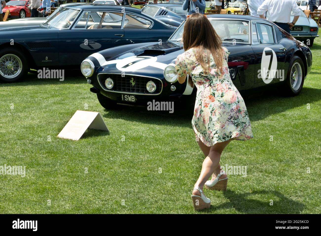London Concours 2021 at the Honourable Artillery Company City of London UK. 8/6/2021 Stock Photo