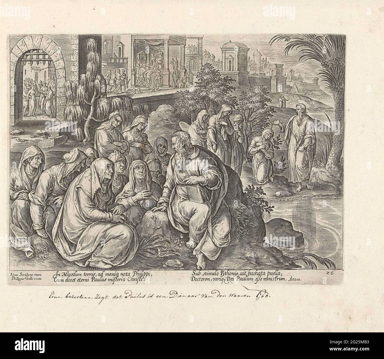 Paul converts the women of Filippi; Acts of the Apostles; Acta