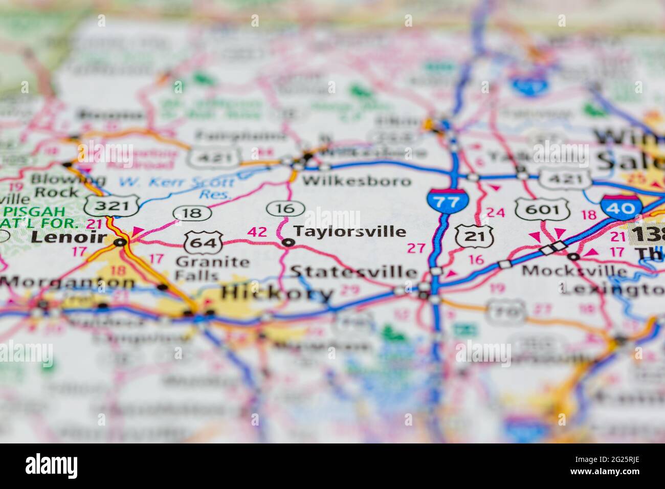 Taylorsville Nc Map
