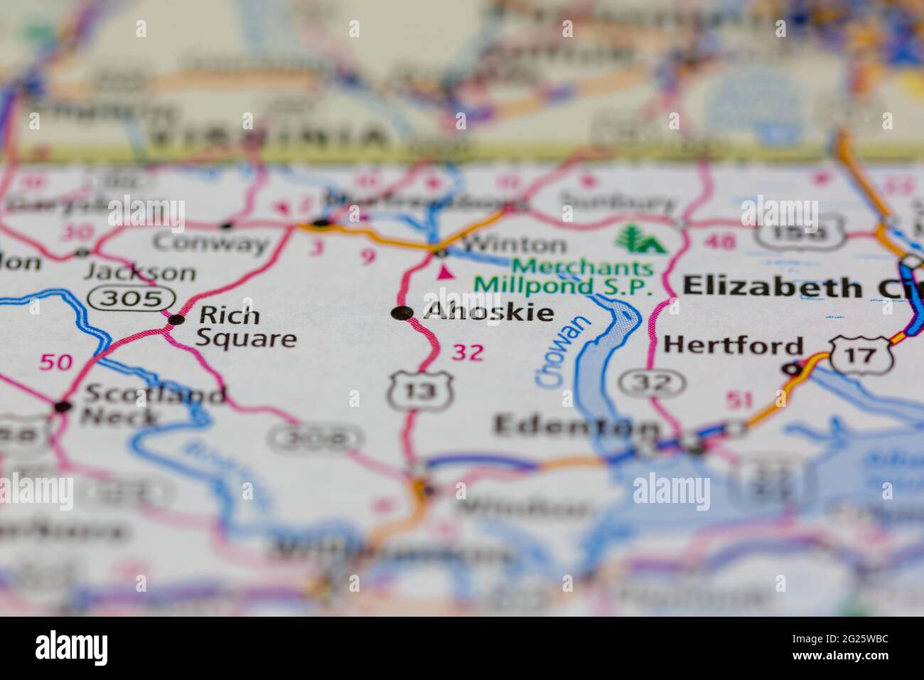 Map of ahoskie south carolina hires stock photography and images Alamy