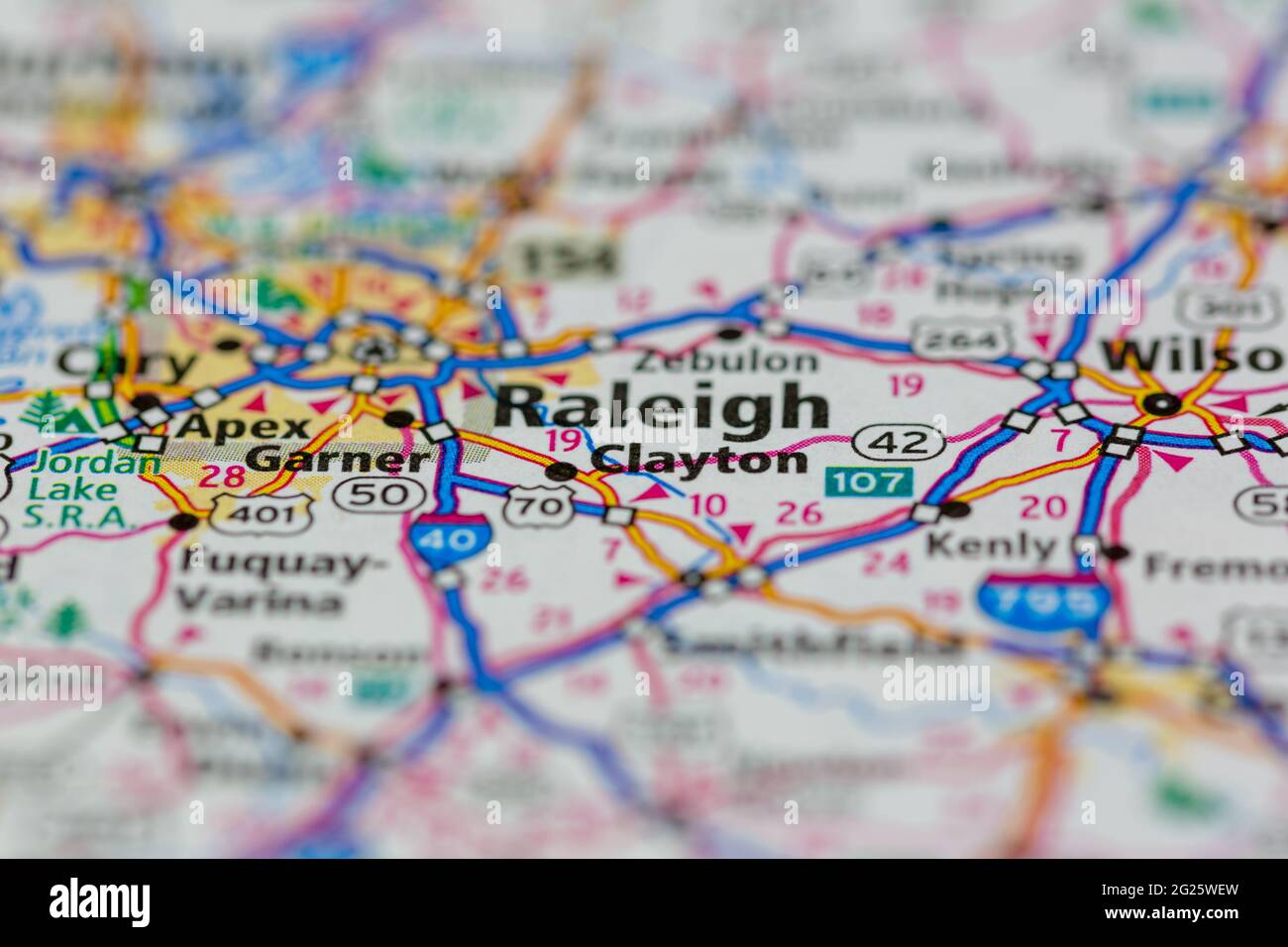 Clayton south carolina map hires stock photography and images Alamy