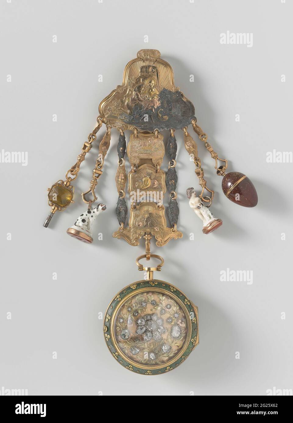 Pocket watch. Jean Baptiste Baillon, purveyor to the French queen, was