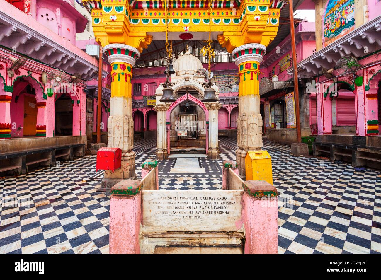 Shri Dwarkadheesh or Dwarkadhish Ji Maharaj Temple is a hindu temple