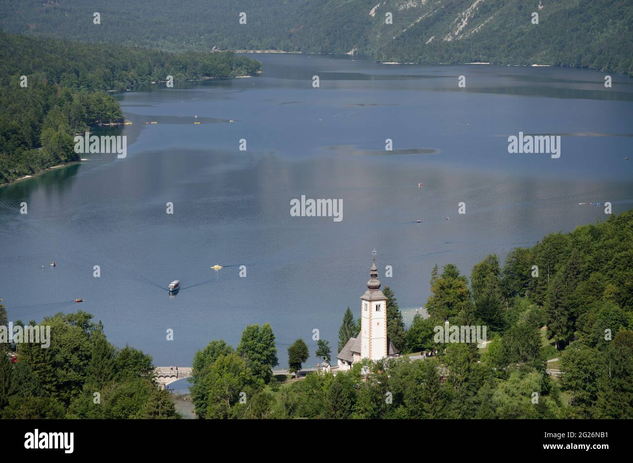 Church of St John the Baptist Lake Bohinj Triglav National Park ...