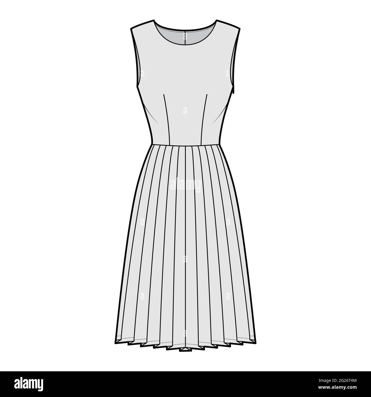 Pleated skirt Cut Out Stock Images & Pictures - Alamy