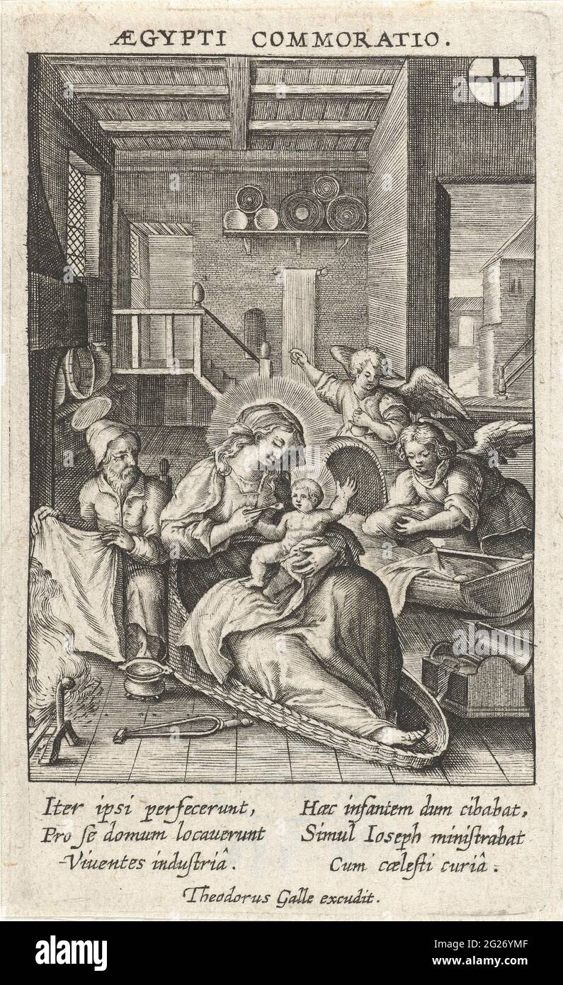 Stay in Egypt; Aegypti Commoratio; Scenes from the life of the Holy ...