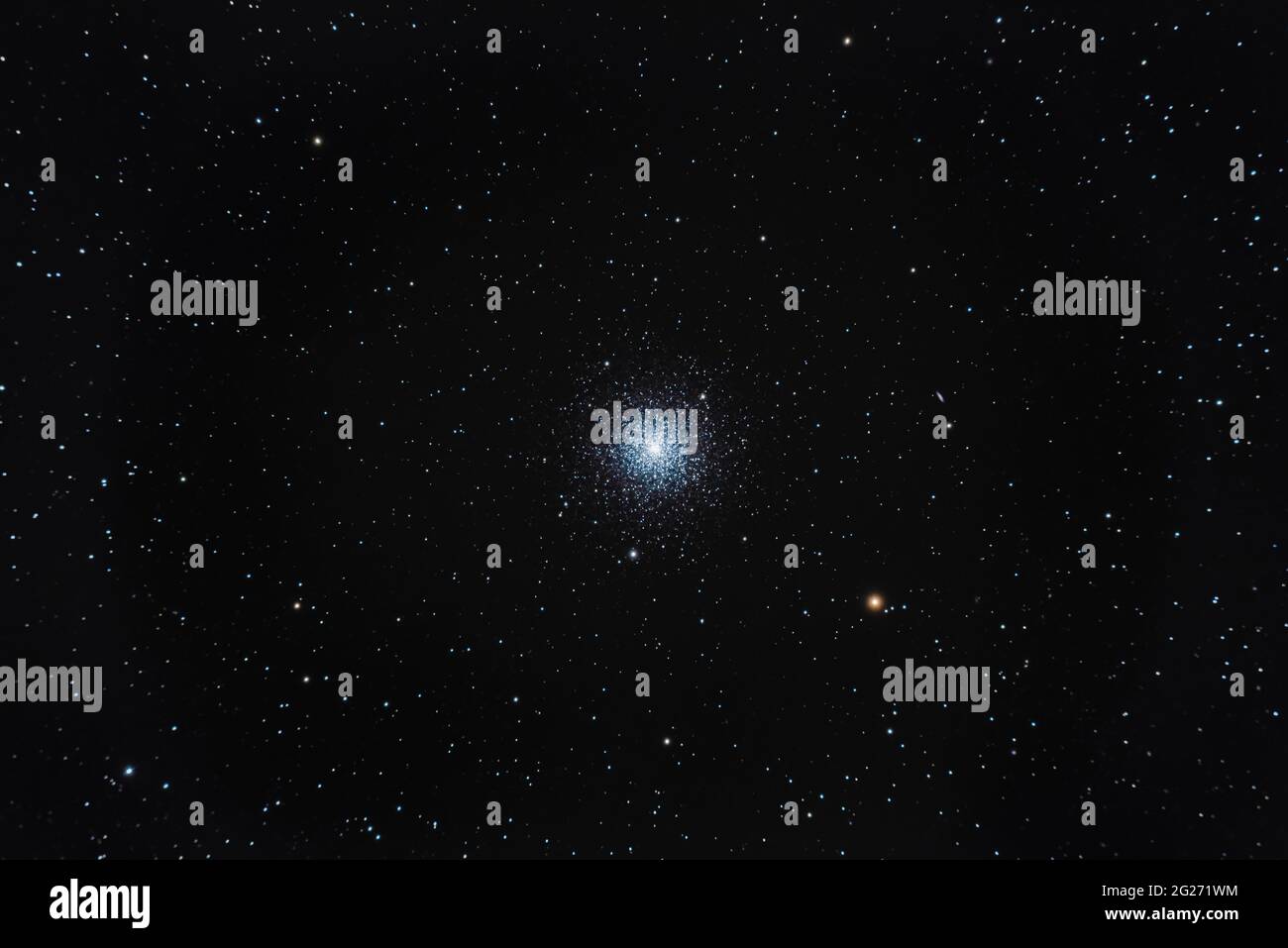 Messier 3 globular cluster in Canes Venatici. Stock Photo