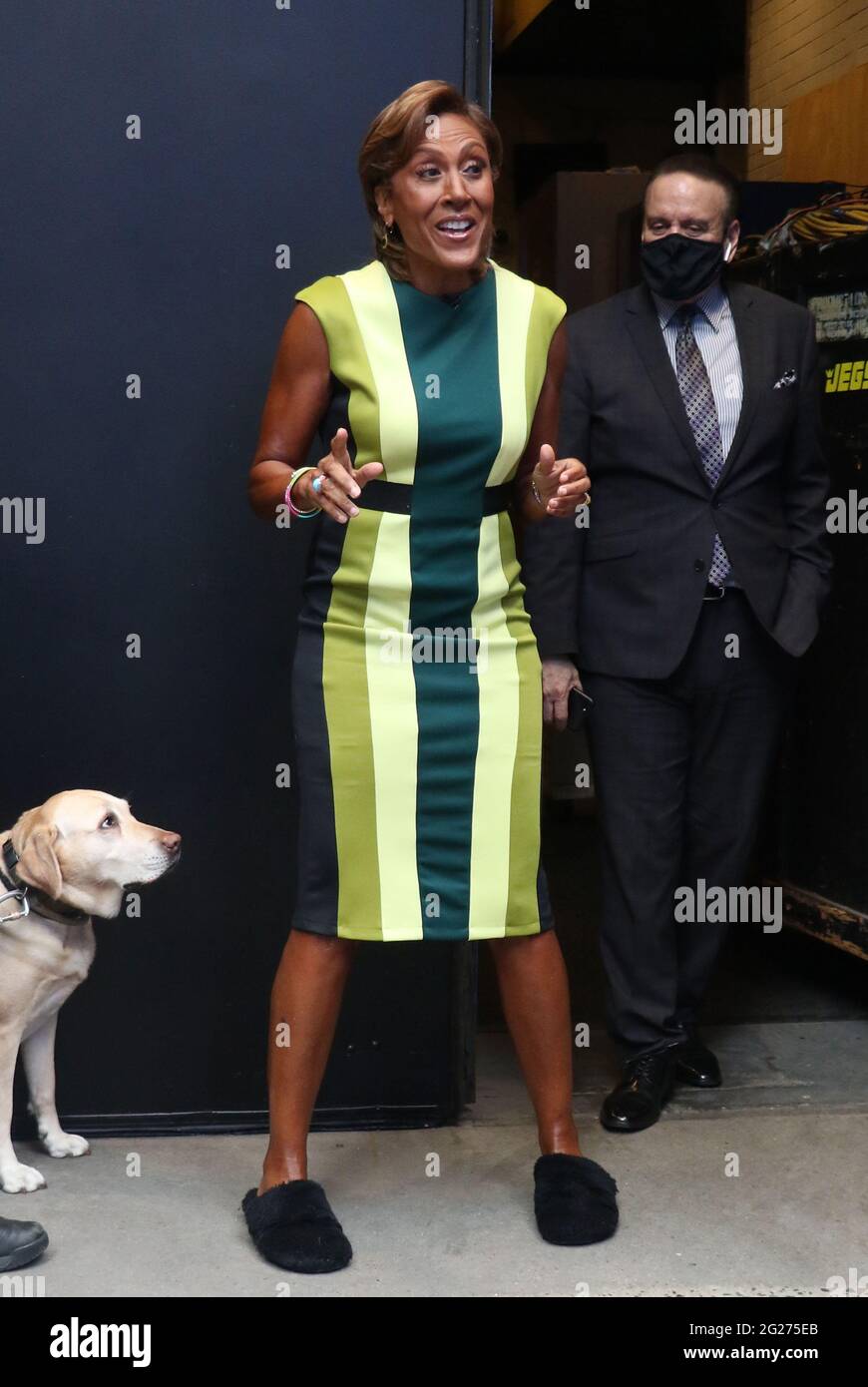 New York, NY, USA. 08th June, 2021. Robin Roberts seen at ABC studios ...