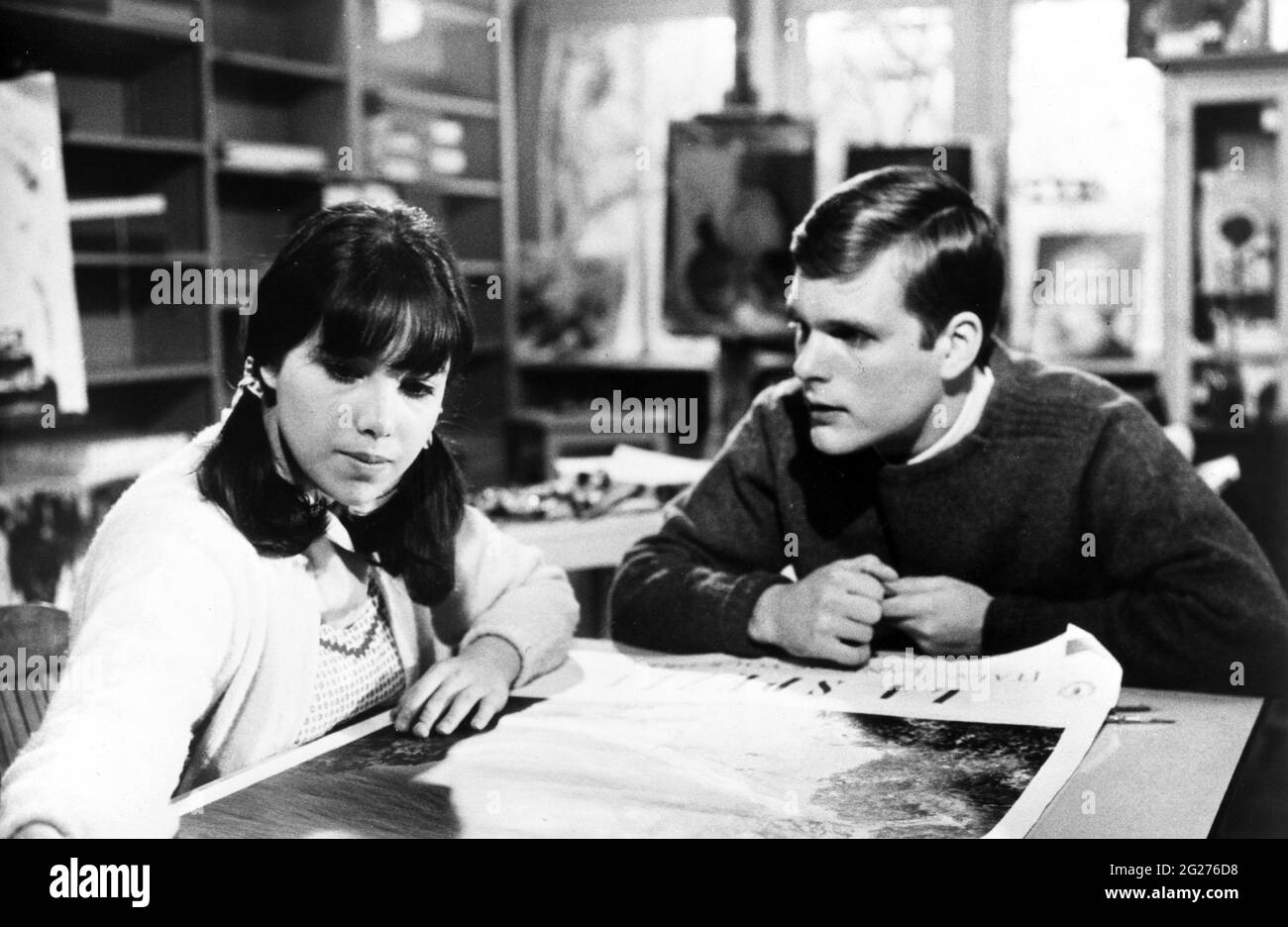 Janet Margolin, Keir Dullea, 'David and Lisa' (1962) Continental Distributing / File Reference # 34145-131THA Stock Photo