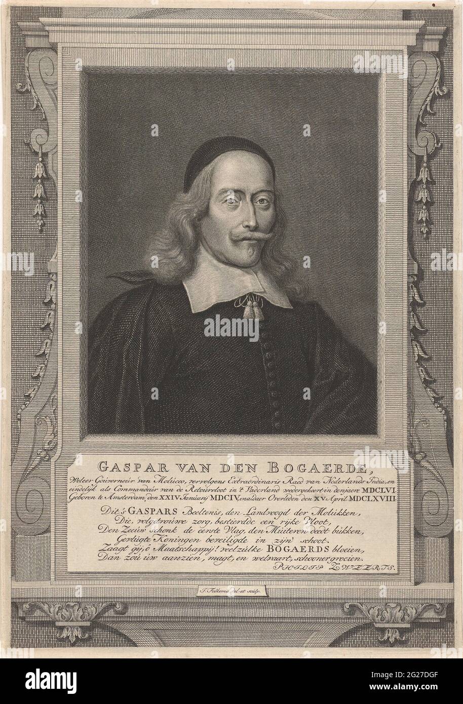 Portrait of Gaspar van den Bogaerde.