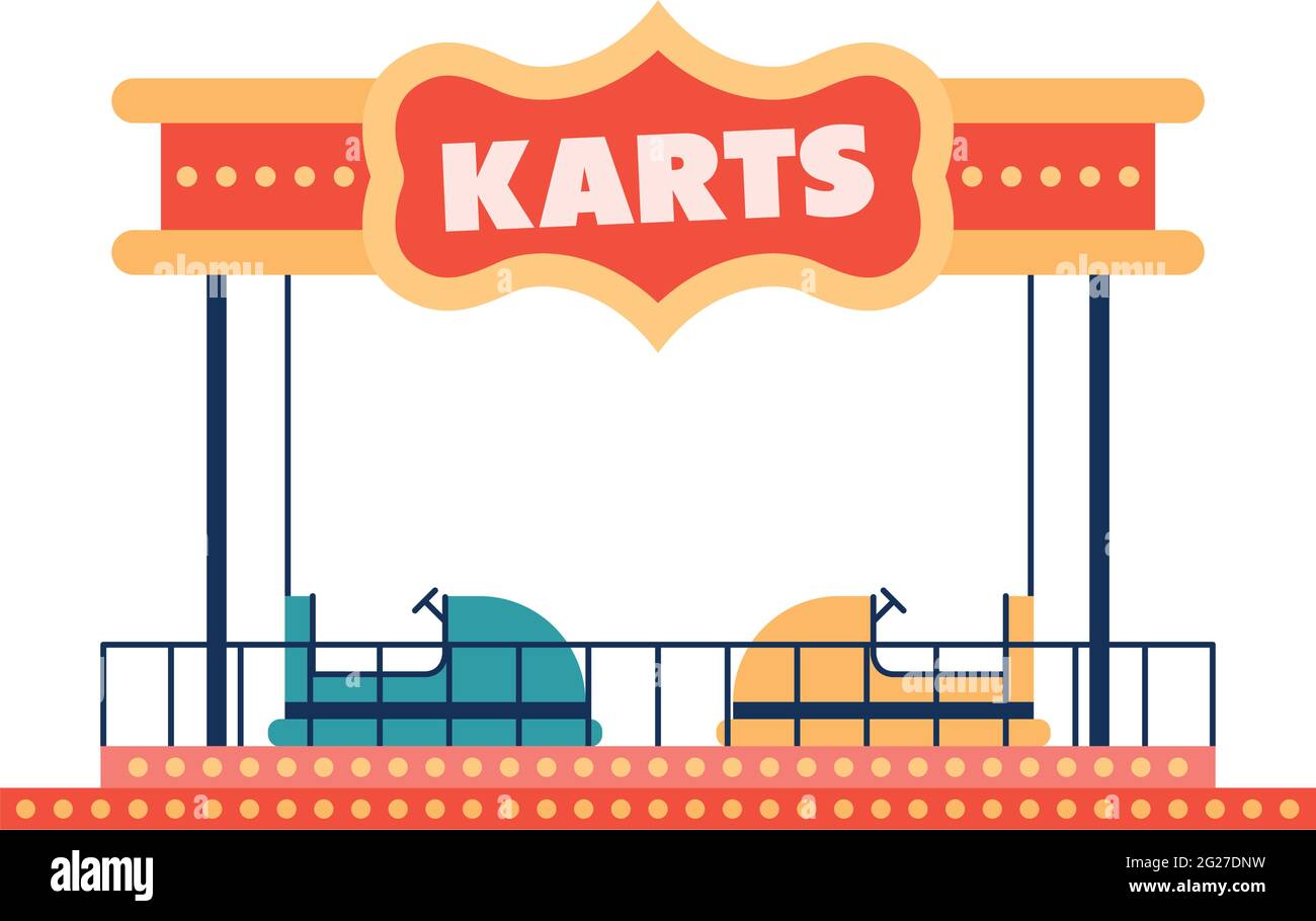 karts crash amusement game icon Stock Vector Image & Art Alamy