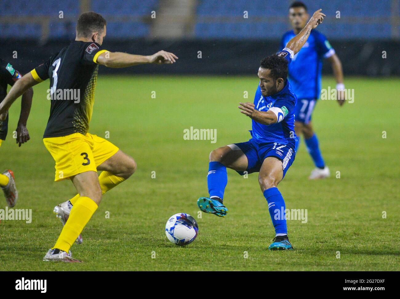 San Salvador, El Salvador. 8th June, 2021. Marvin Monterrosa from El