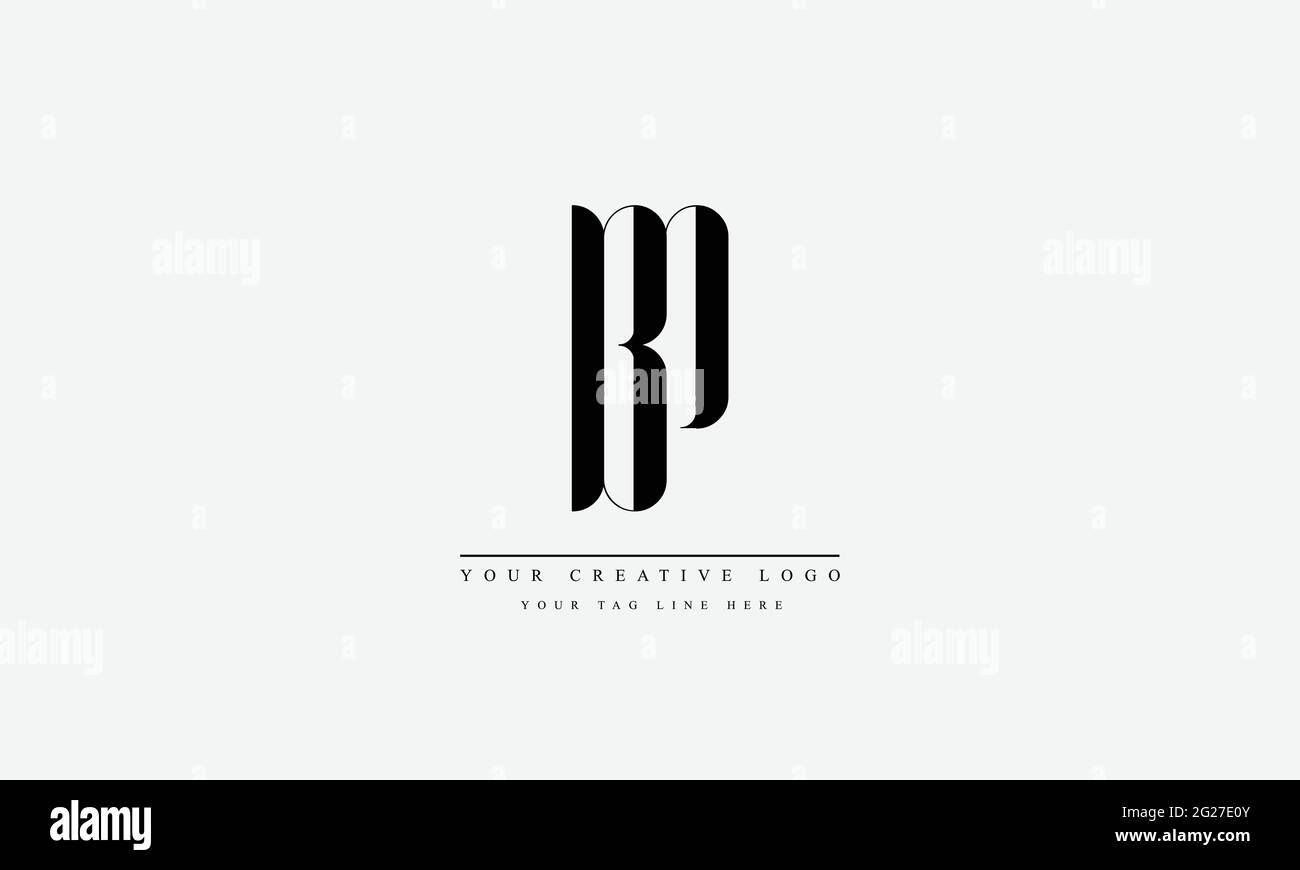 BP PB abstract vector logo monogram template Stock Vector Image & Art ...