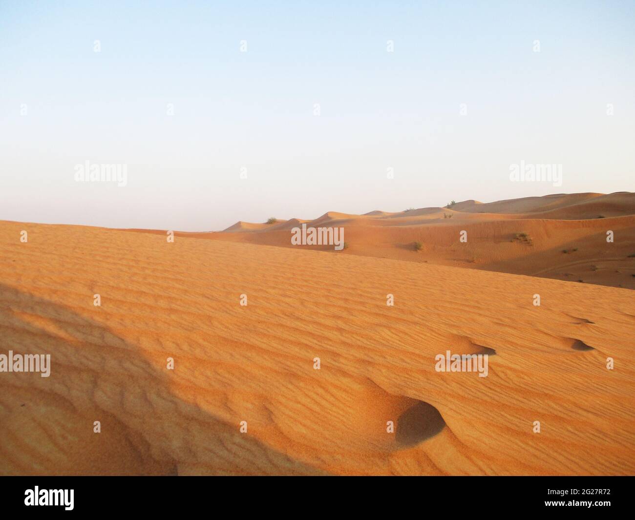 Great  Sahara Desert dunes Sand Sea Stock Photo