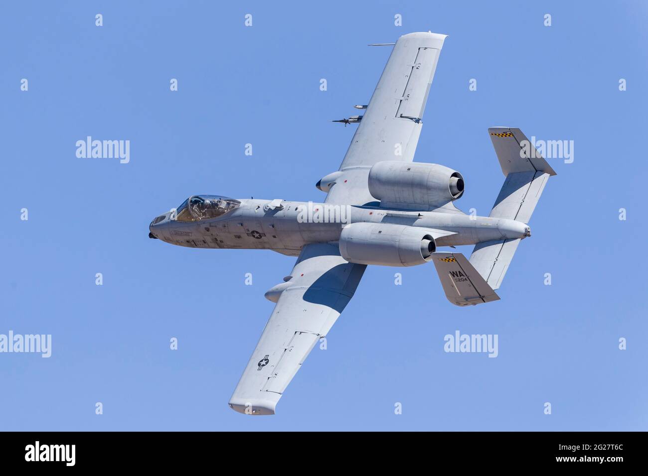 A U.S. Air Force A-10 Thunderbolt II. Stock Photo