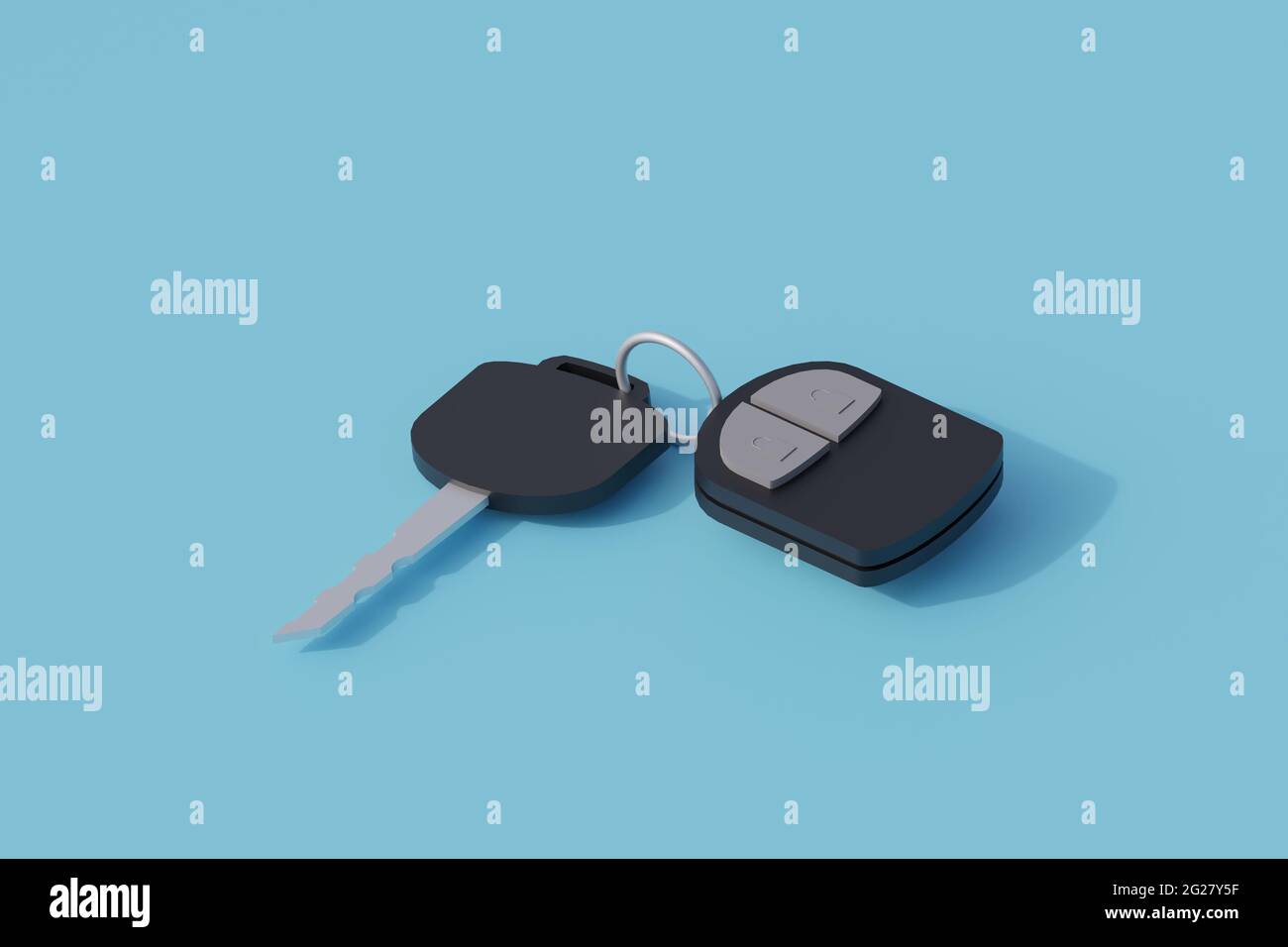 Isometric lock key in hi-res stock photography and images - Alamy