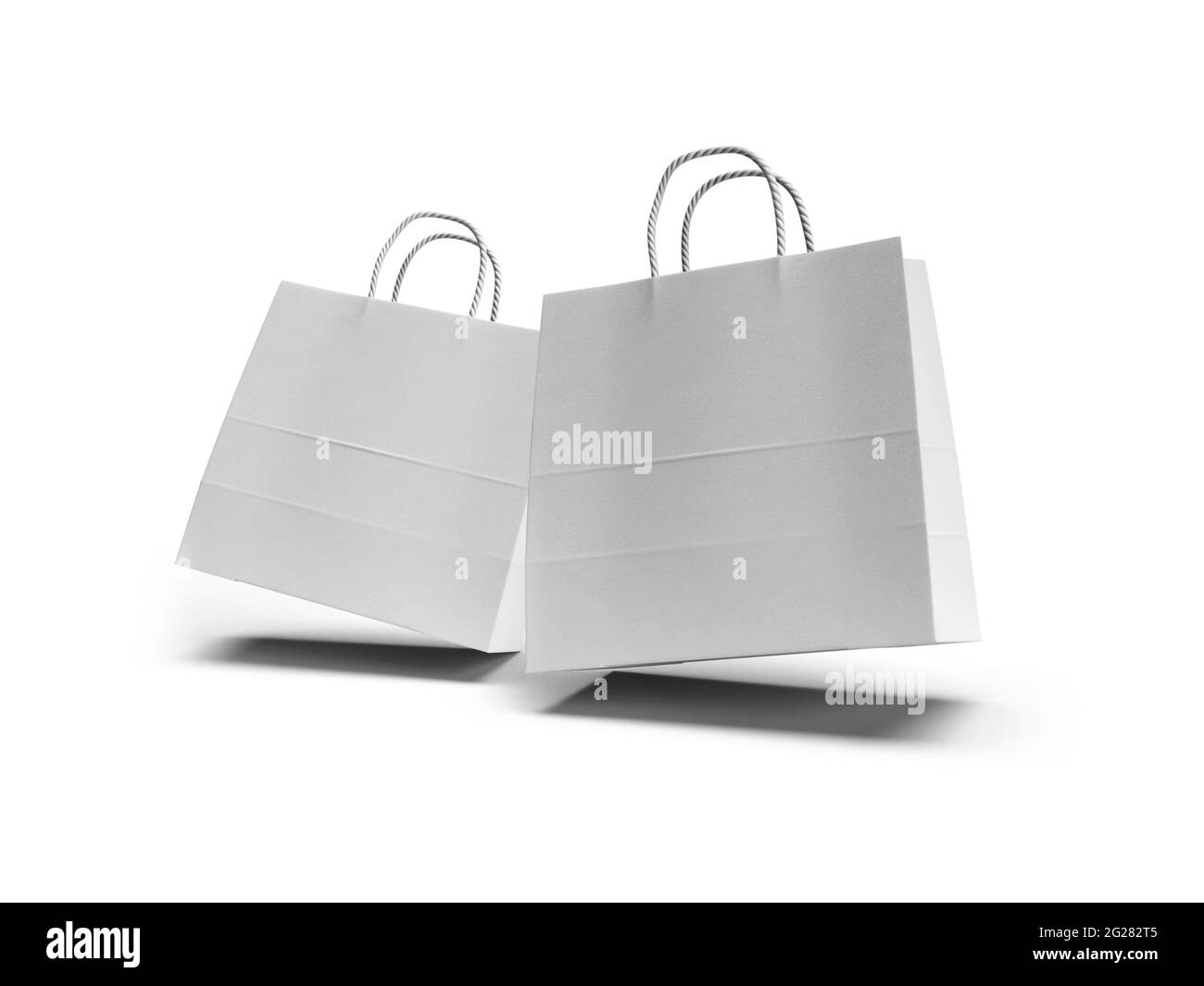 Shopping Bag 3D Illustration Mockup Scene on Isolated Bacgkround Stock ...