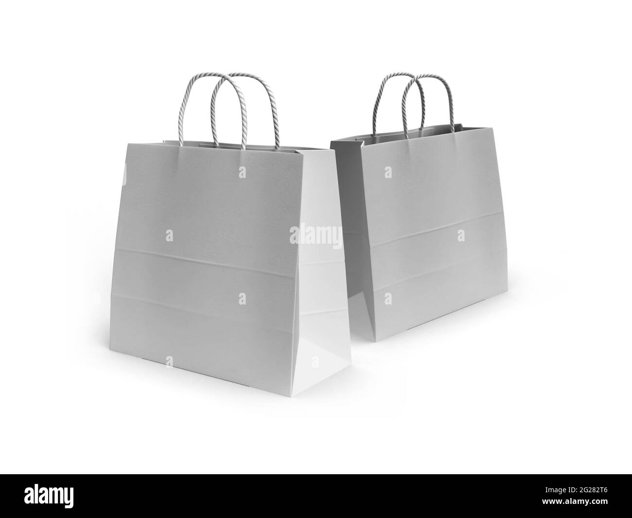 Shopping Bag 3D Illustration Mockup Scene on Isolated Bacgkround Stock ...