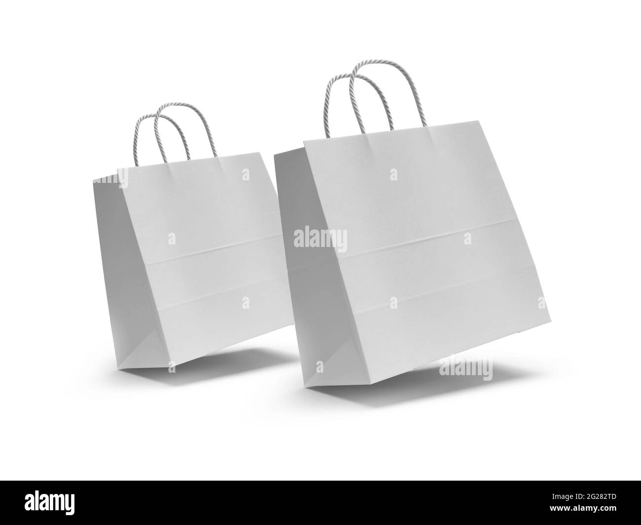 Shopping Bag 3D Illustration Mockup Scene on Isolated Bacgkround Stock ...