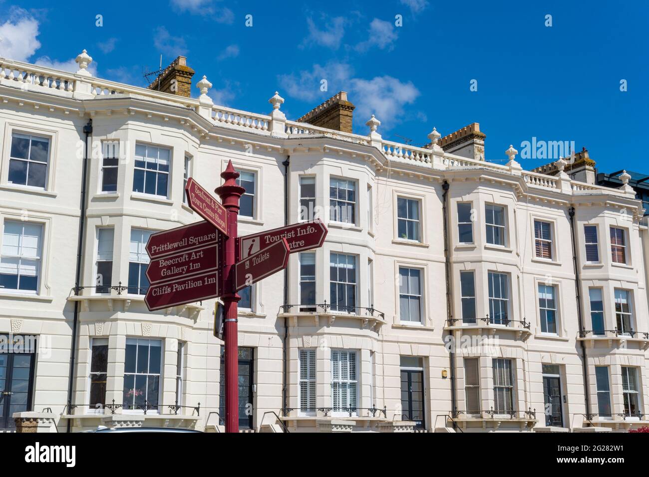 Victorian era building property in Clifftown Parade, Southend on Sea